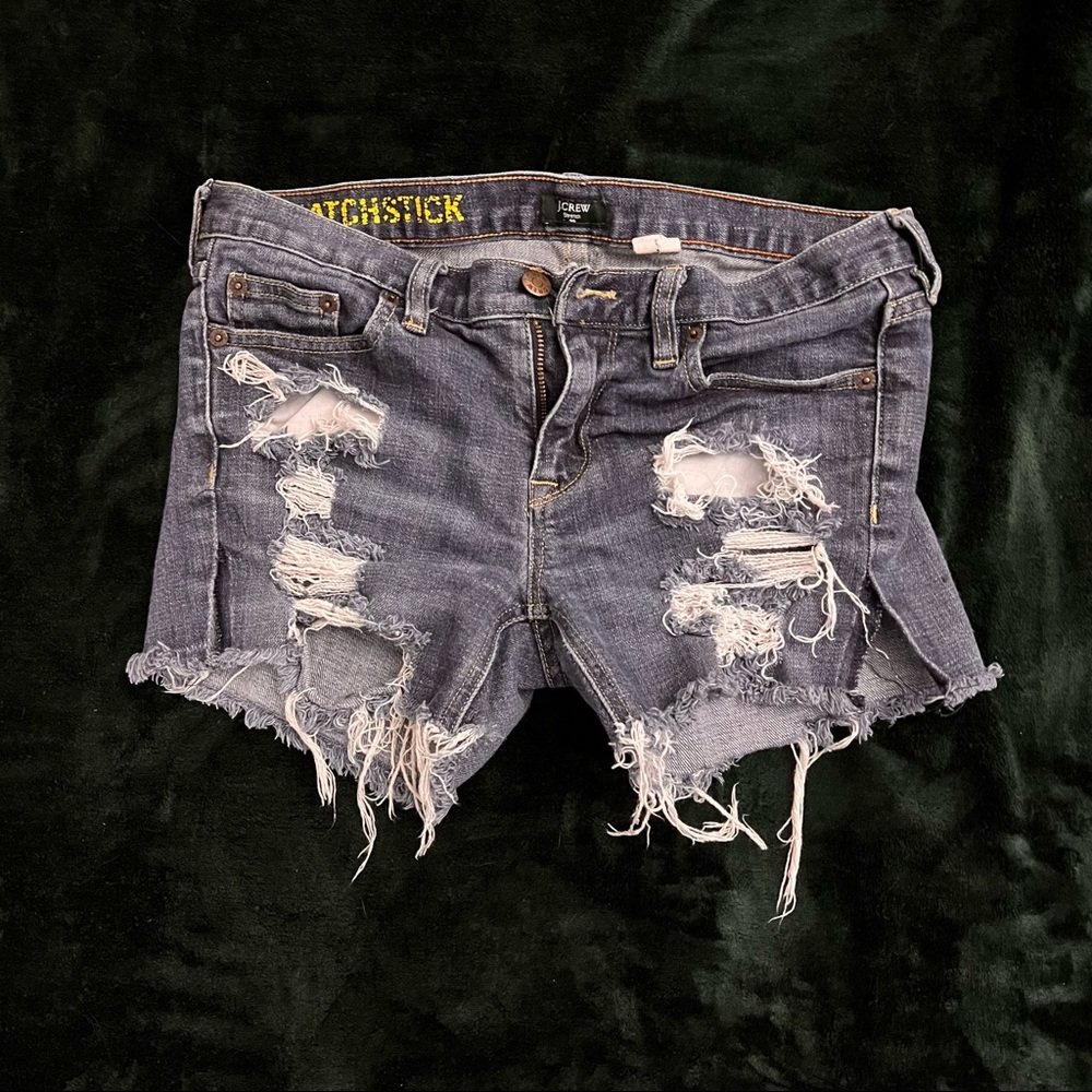 Ripped Jean shorts
